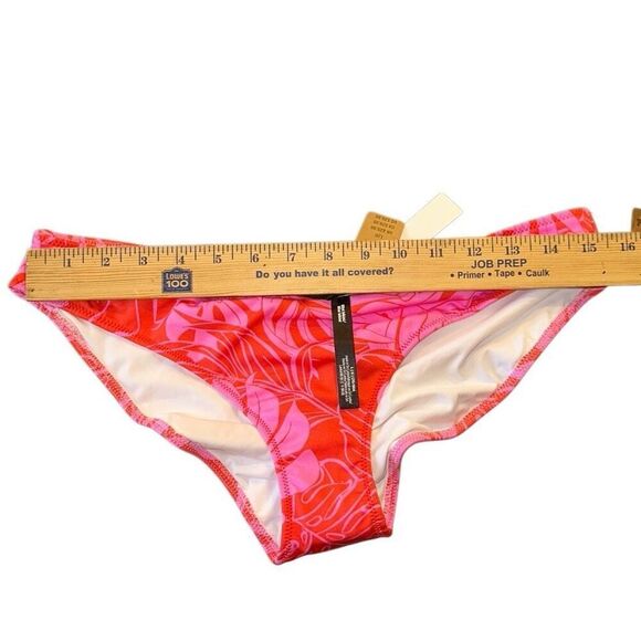 Victoria’s Secret Pink Active 2021 Sz LRG pink/ red bikini bottom swim cheeky - Picture 3 of 9